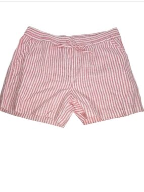 Tommy Bahama Ocean Surf Easy Pull On Short Soft Pink Flamingo Stripe Size XL NWT